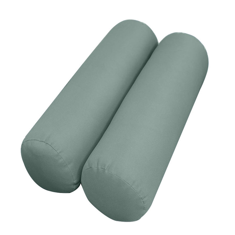 Model-4 FULL SIZE Bolster & Back Pillow Cushion Outdoor SLIP COVER ONLY
