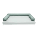 Model-6 TWIN SIZE Bolster & Back Pillow Cushion Outdoor SLIP COVER ONLY