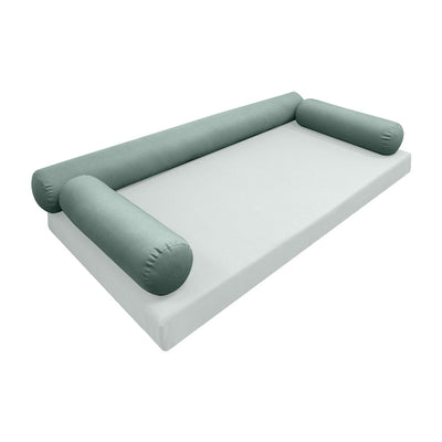 Model-6 TWIN SIZE Bolster & Back Pillow Cushion Outdoor SLIP COVER ONLY