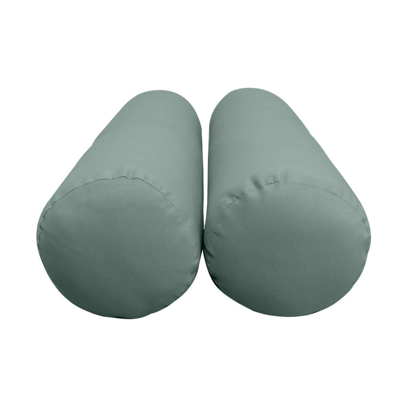 Model-6 TWIN SIZE Bolster & Back Pillow Cushion Outdoor SLIP COVER ONLY