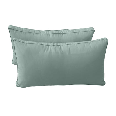 Model-2 QUEEN SIZE Bolster & Back Pillow Cushion Outdoor SLIP COVER ONLY