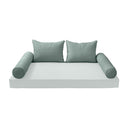 Model-4 CRIB SIZE Bolster & Back Pillow Cushion Outdoor SLIP COVER ONLY