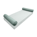 Model-5 TWIN SIZE Bolster & Back Pillow Cushion Outdoor SLIP COVER ONLY