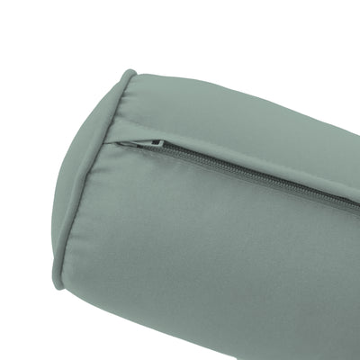 Model-6 TWIN SIZE Bolster & Back Pillow Cushion Outdoor SLIP COVER ONLY
