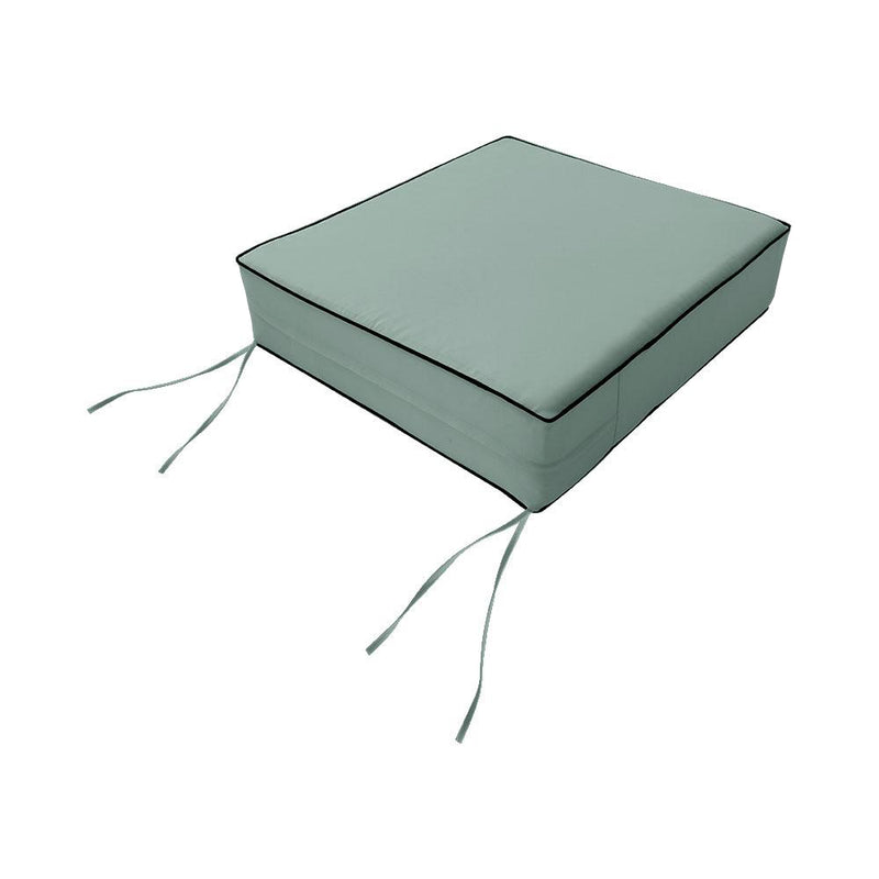 Large Size Outdoor Deep Seat Back Rest Bolster SLIP COVERS ONLY