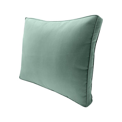 Large Size Outdoor Deep Seat Back Rest Bolster Cushion Insert and Slip Cover Set