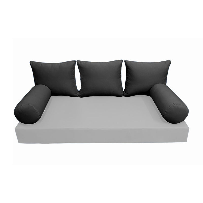 Model-3 TWIN SIZE Bolster & Back Pillow Cushion Outdoor SLIP COVER ONLY