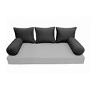 Model-3 QUEEN SIZE Bolster & Back Pillow Cushion Outdoor SLIP COVER ONLY