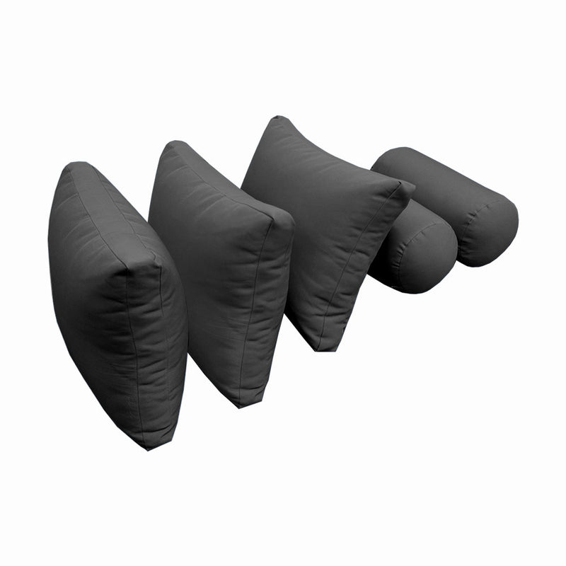 Model-3 TWIN SIZE Bolster & Back Pillow Cushion Outdoor SLIP COVER ONLY
