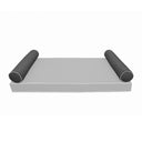 Model-5 CRIB SIZE Bolster & Back Pillow Cushion Outdoor SLIP COVER ONLY