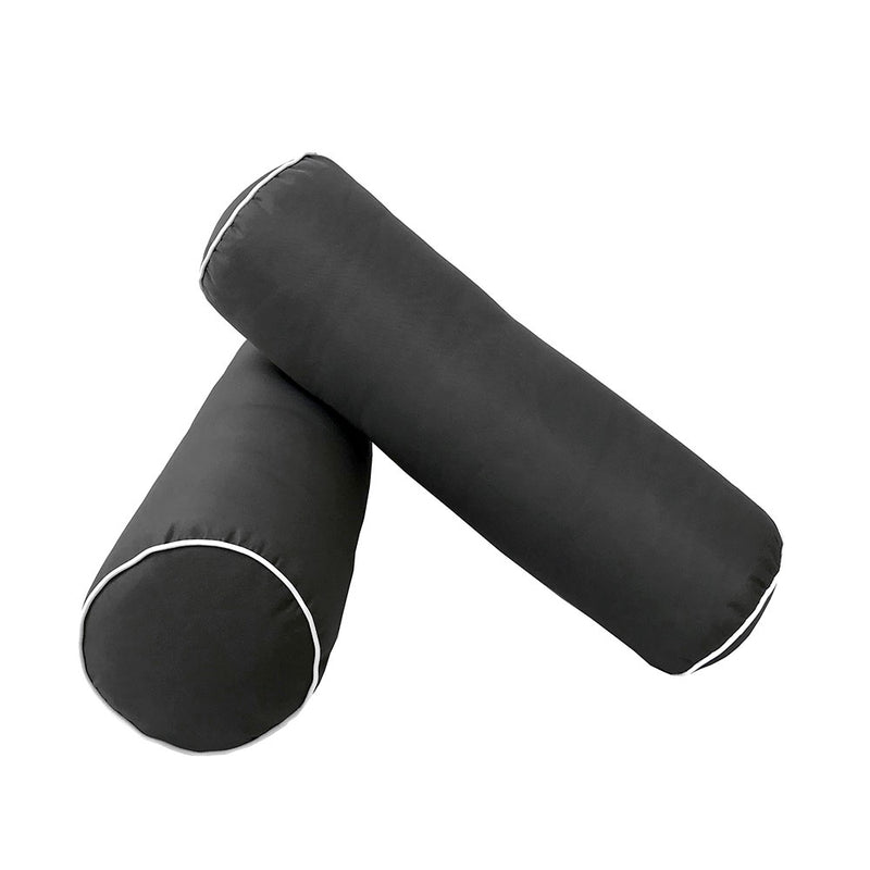 Model-6 TWIN SIZE Bolster & Back Pillow Cushion Outdoor SLIP COVER ONLY