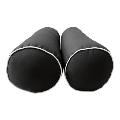 Model-6 TWIN SIZE Bolster & Back Pillow Cushion Outdoor SLIP COVER ONLY