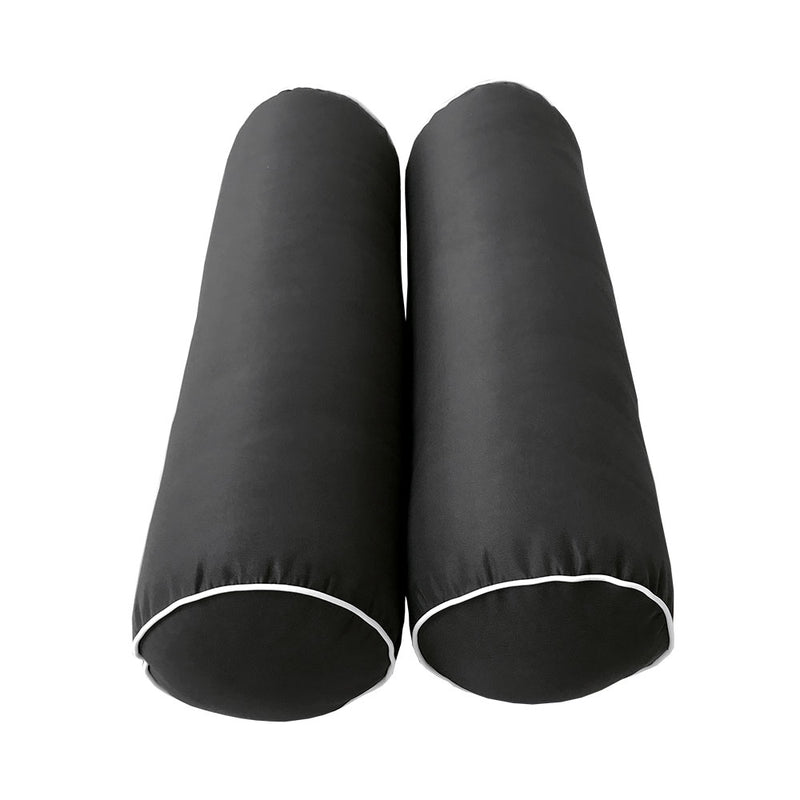 Model-3 TWIN SIZE Bolster & Back Pillow Cushion Outdoor SLIP COVER ONLY