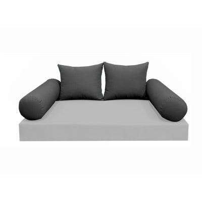 Model-4 FULL SIZE Bolster & Back Pillow Cushion Outdoor SLIP COVER ONLY