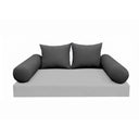 Model-4 TWIN SIZE Bolster & Back Pillow Cushion Outdoor SLIP COVER ONLY