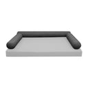 Model-6 FULL SIZE Bolster & Back Pillow Cushion Outdoor SLIP COVER ONLY