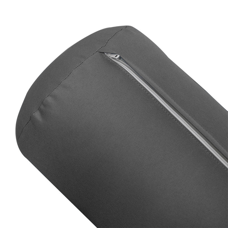 Model-6 TWIN SIZE Bolster & Back Pillow Cushion Outdoor SLIP COVER ONLY
