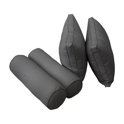 Model-2 CRIB SIZE Bolster & Back Pillow Cushion Outdoor SLIP COVER ONLY