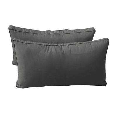 Model-2 CRIB SIZE Bolster & Back Pillow Cushion Outdoor SLIP COVER ONLY