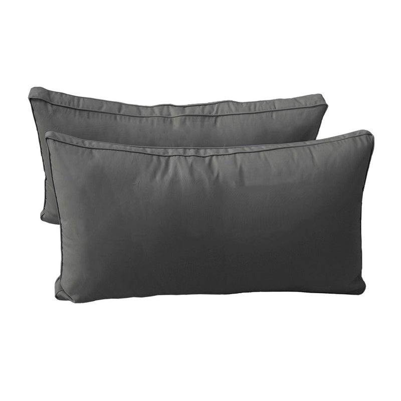 Model-2 CRIB SIZE Bolster & Back Pillow Cushion Outdoor SLIP COVER ONLY