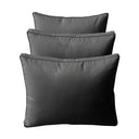 Model-3 QUEEN SIZE Bolster & Back Pillow Cushion Outdoor SLIP COVER ONLY