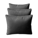 Model-3 FULL SIZE Bolster & Back Pillow Cushion Outdoor SLIP COVER ONLY
