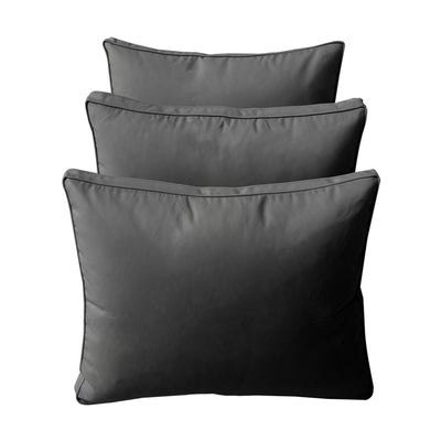 Model-3 TWIN SIZE Bolster & Back Pillow Cushion Outdoor SLIP COVER ONLY
