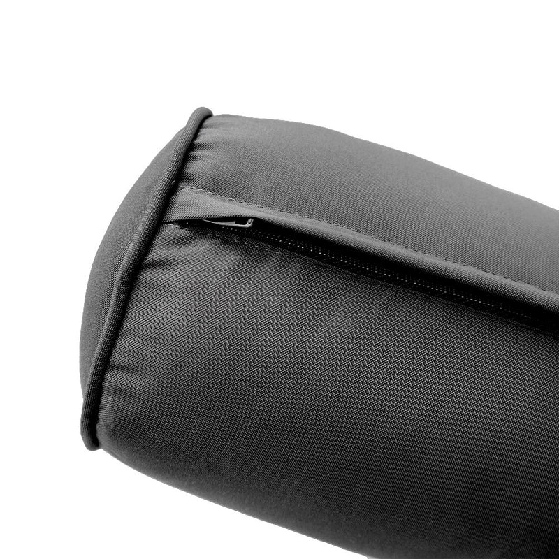 Model-6 TWIN SIZE Bolster & Back Pillow Cushion Outdoor SLIP COVER ONLY