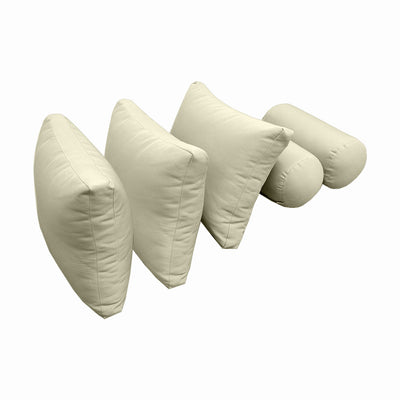 Model-3 TWIN SIZE Bolster & Back Pillow Cushion Outdoor SLIP COVER ONLY
