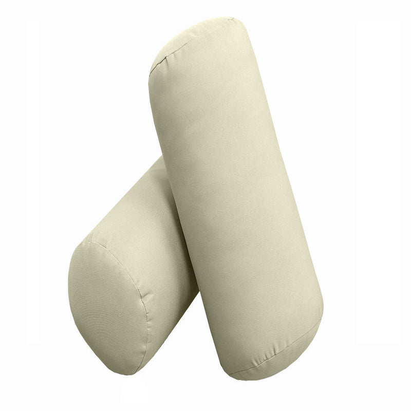 Model-3 CRIB SIZE Bolster & Back Pillow Cushion Outdoor SLIP COVER ONLY