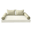 Model-4 CRIB SIZE Bolster & Back Pillow Cushion Outdoor SLIP COVER ONLY