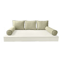 Model-3 QUEEN SIZE Bolster & Back Pillow Cushion Outdoor SLIP COVER ONLY