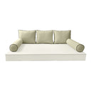 Model-3 TWIN SIZE Bolster & Back Pillow Cushion Outdoor SLIP COVER ONLY