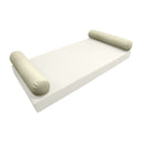 Model-5 TWIN SIZE Bolster & Back Pillow Cushion Outdoor SLIP COVER ONLY