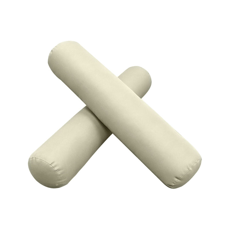 Model-6 TWIN SIZE Bolster & Back Pillow Cushion Outdoor SLIP COVER ONLY