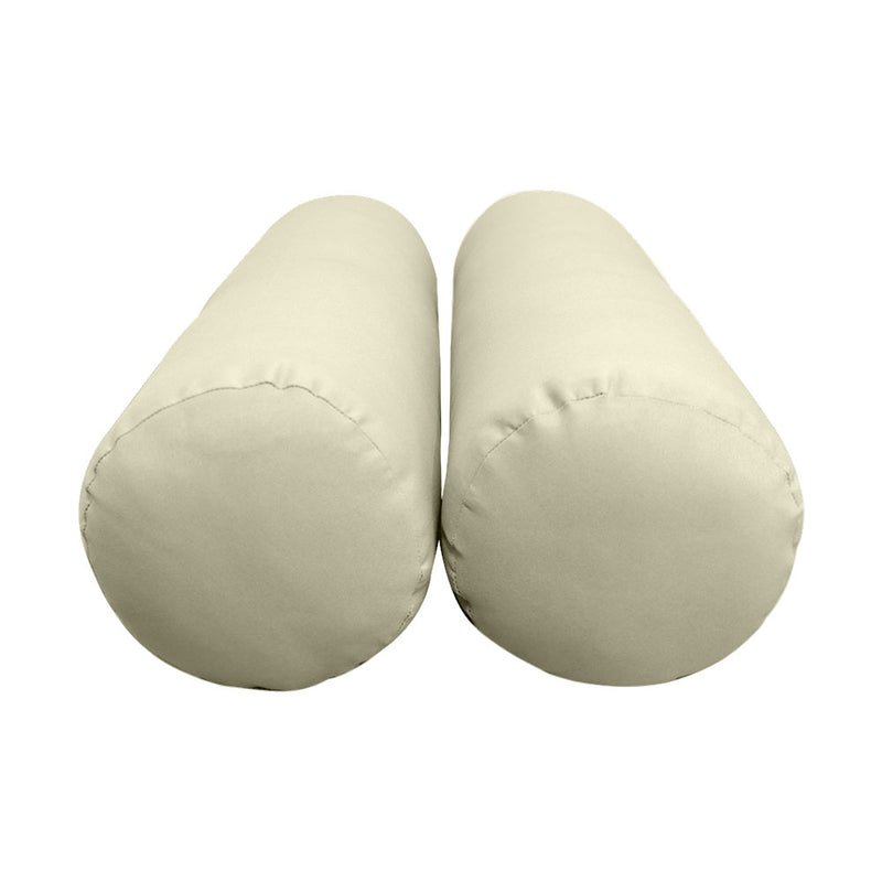 Model-6 TWIN SIZE Bolster & Back Pillow Cushion Outdoor SLIP COVER ONLY