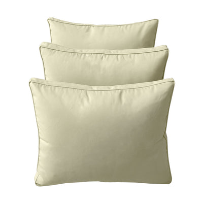 Model-3 TWIN SIZE Bolster & Back Pillow Cushion Outdoor SLIP COVER ONLY
