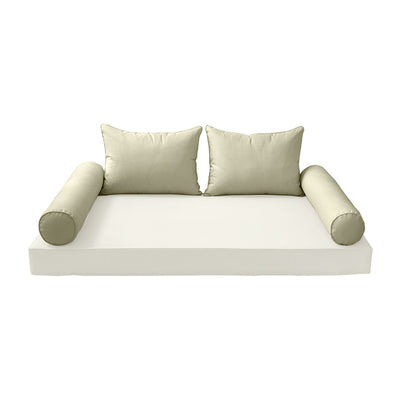 Model-4 FULL SIZE Bolster & Back Pillow Cushion Outdoor SLIP COVER ONLY