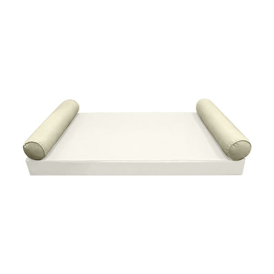 Model-5 FULL SIZE Bolster & Back Pillow Cushion Outdoor SLIP COVER ONLY