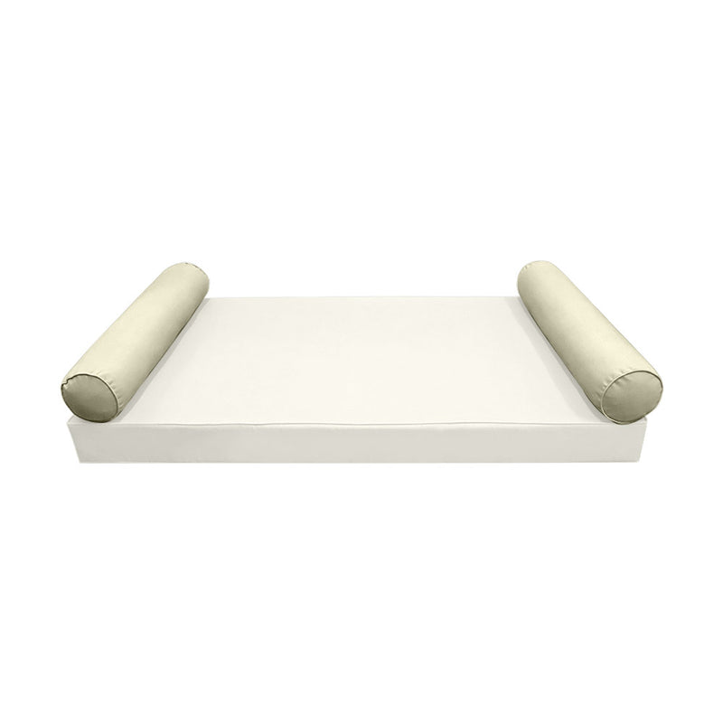 Model-5 FULL SIZE Bolster & Back Pillow Cushion Outdoor SLIP COVER ONLY