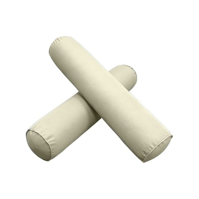 Model-6 TWIN SIZE Bolster & Back Pillow Cushion Outdoor SLIP COVER ONLY