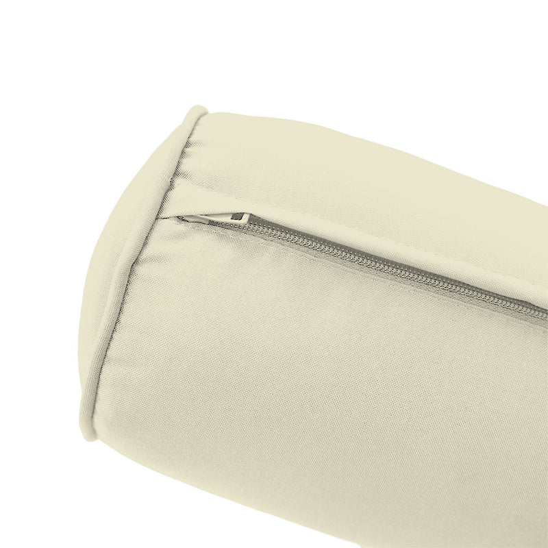 Model-6 CRIB SIZE Bolster & Back Pillow Cushion Outdoor SLIP COVER ONLY