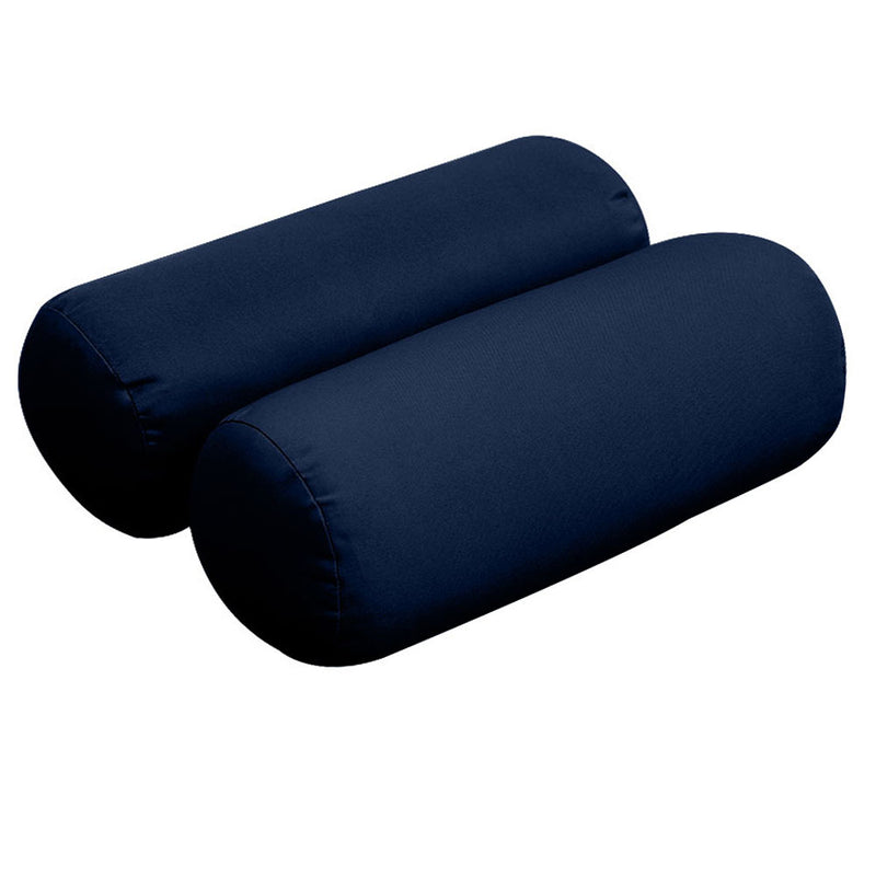 Model-3 TWIN SIZE Bolster & Back Pillow Cushion Outdoor SLIP COVER ONLY
