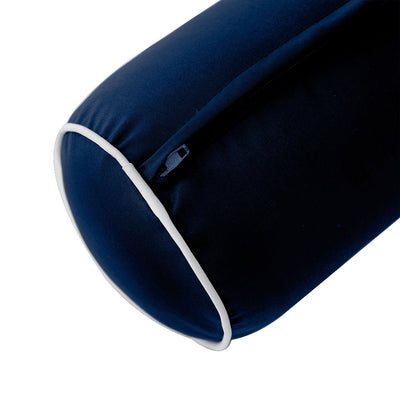 Model-6 TWIN SIZE Bolster & Back Pillow Cushion Outdoor SLIP COVER ONLY