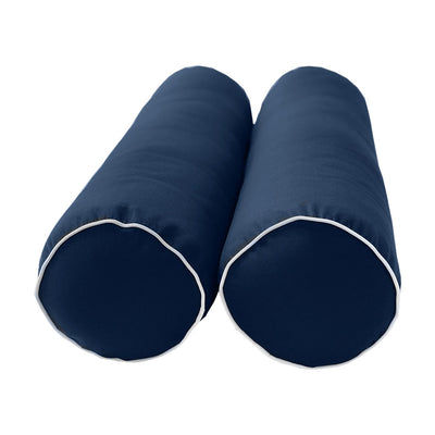 Model-6 TWIN SIZE Bolster & Back Pillow Cushion Outdoor SLIP COVER ONLY