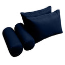 Model-2 QUEEN SIZE Bolster & Back Pillow Cushion Outdoor SLIP COVER ONLY