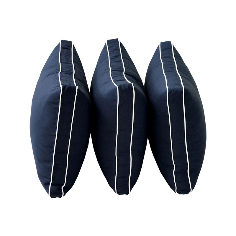 Model-3 TWIN SIZE Bolster & Back Pillow Cushion Outdoor SLIP COVER ONLY