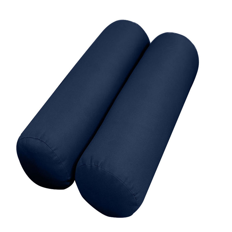 Model-4 FULL SIZE Bolster & Back Pillow Cushion Outdoor SLIP COVER ONLY