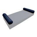Model-5 TWIN SIZE Bolster & Back Pillow Cushion Outdoor SLIP COVER ONLY
