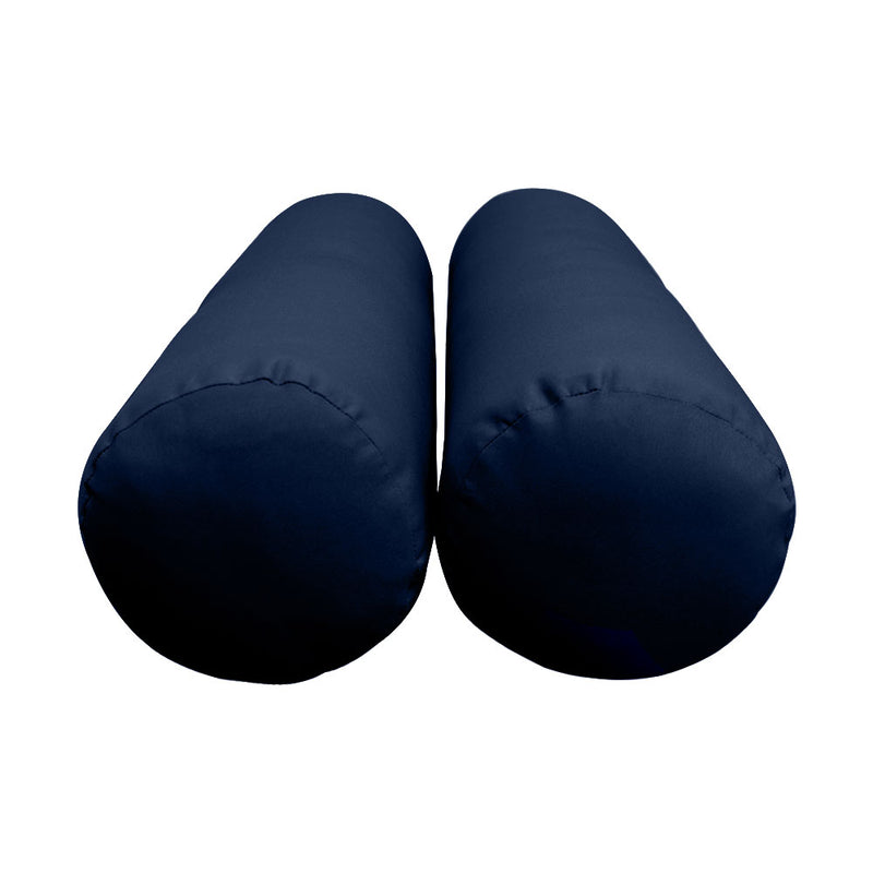 Model-6 TWIN-XL SIZE Bolster & Back Pillow Cushion Outdoor SLIP COVER ONLY